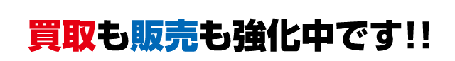買取も販売も強化中です！！